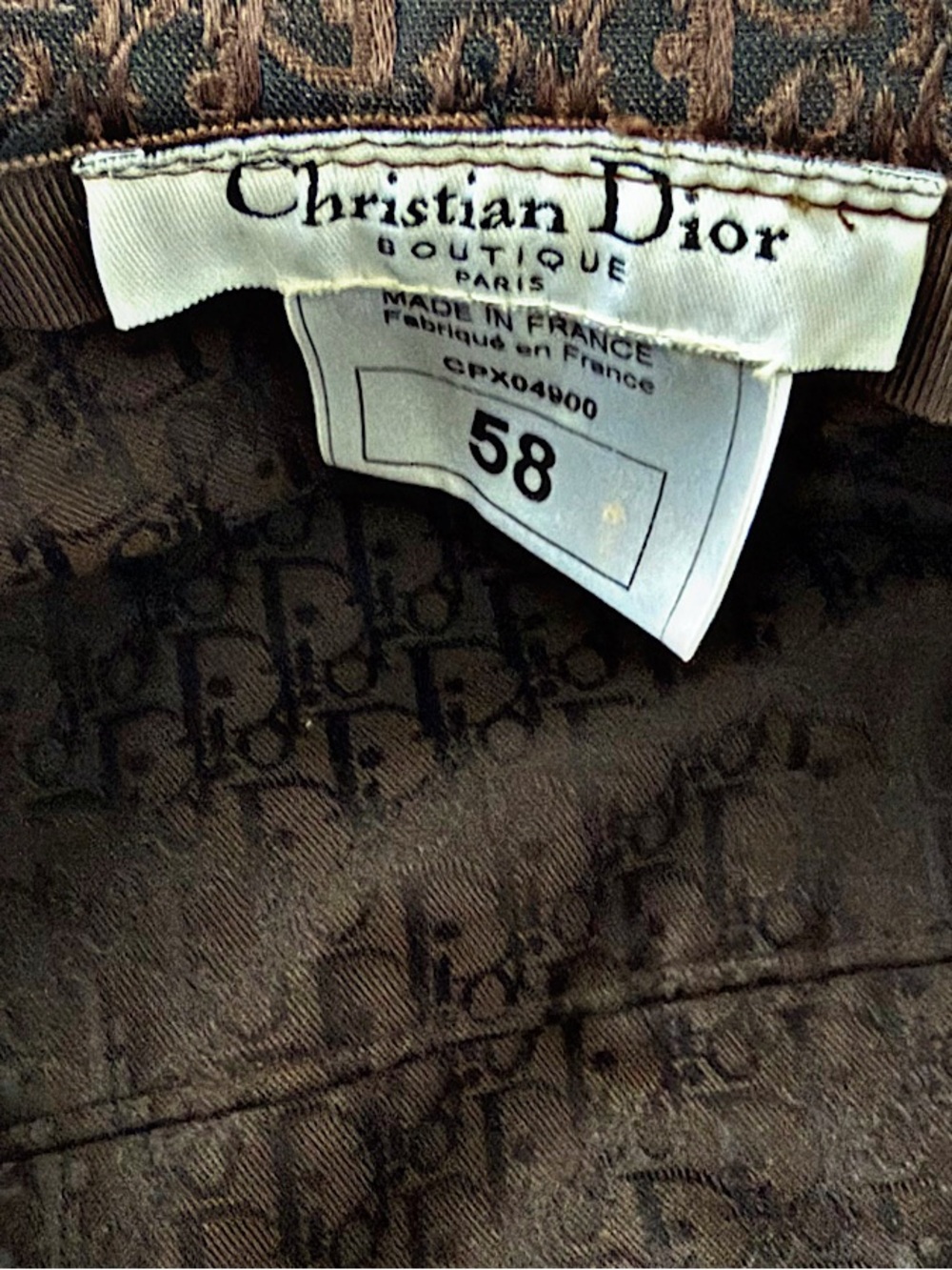 Authentic Dior Galliano 02 SS Street-Chic Pouch Hat - Picture 8 of 9